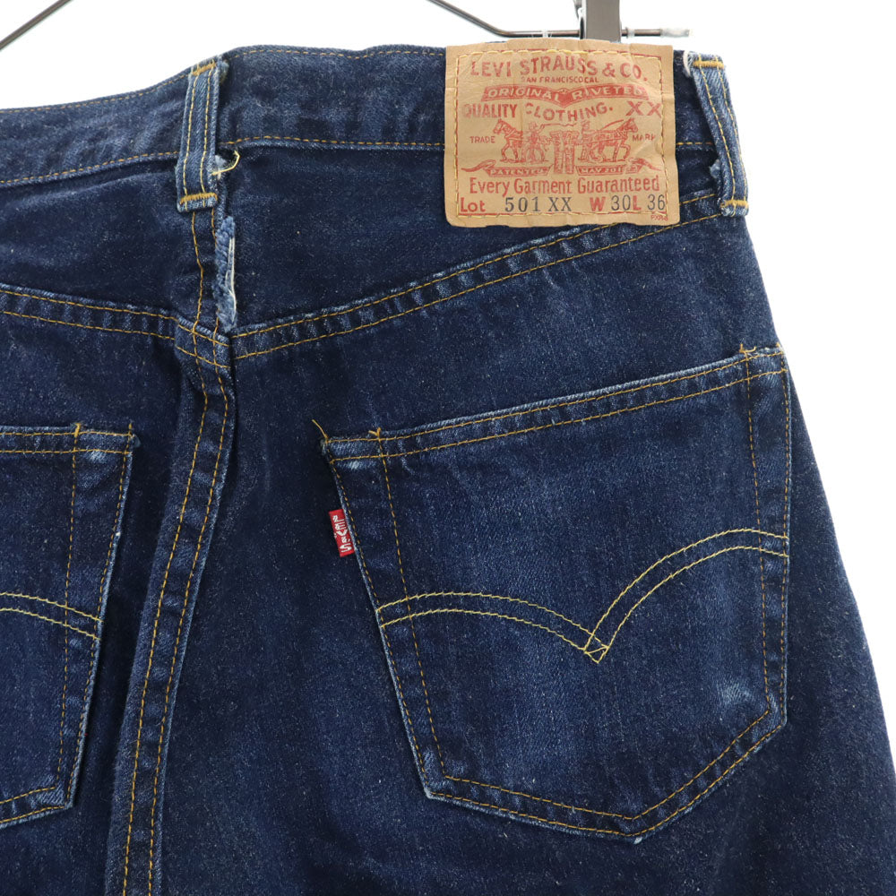 リーバイス 90s 501XX USA製 バレンシア製 ボタン裏555 ストレートデニムパンツ W30 Levi's ボタンフライ 赤耳 裏リベット ビックE メンズ