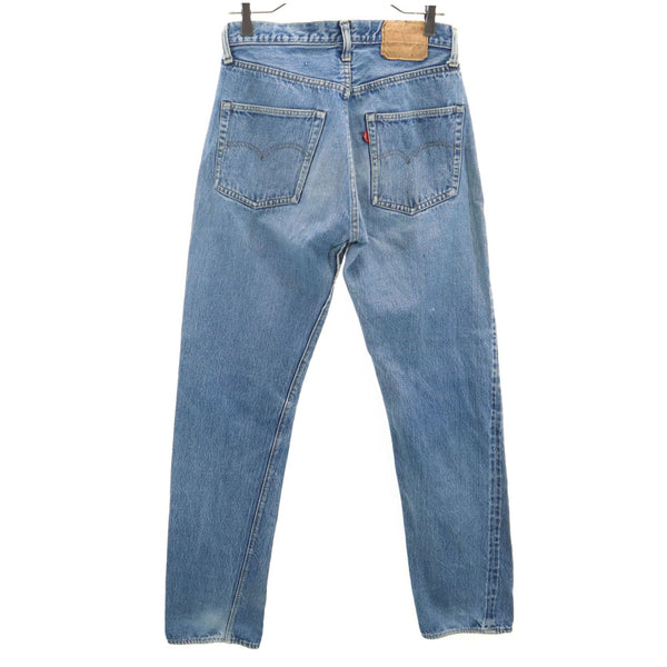 リーバイス 70s 66前期 ボタン裏6 スモールe ヴィンテージ ストレートデニムパンツ ｗ32 Levi's 赤耳 ボタンフライ メンズ