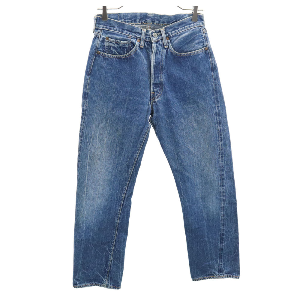 Levi's リーバイス 60s 501XX ボタンフライ3つ Vステッチ ボタン裏2 ヴィンテージ ギャラ無し 不均等V ストレートデニムパンツ ビッグE 赤耳 ボタンフライ メンズ
