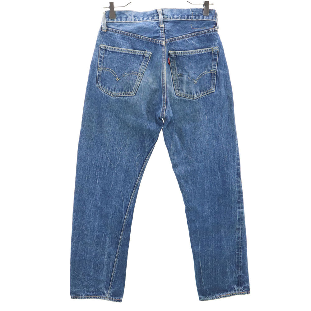 Levi's リーバイス 60s 501XX ボタンフライ3つ Vステッチ ボタン裏2 ヴィンテージ ギャラ無し 不均等V ストレートデニムパンツ ビッグE 赤耳 ボタンフライ メンズ