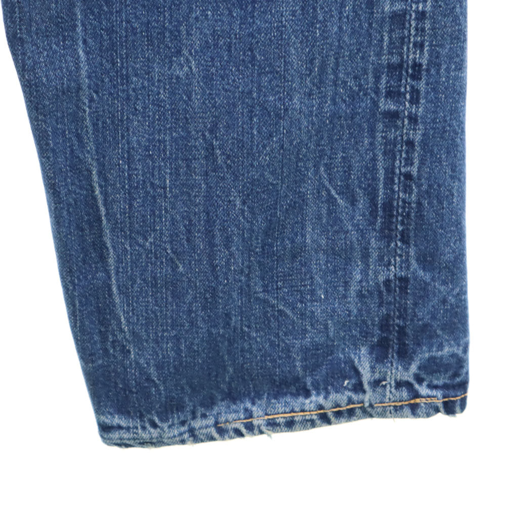 Levi's リーバイス 60s 501XX ボタンフライ3つ Vステッチ ボタン裏2 ヴィンテージ ギャラ無し 不均等V ストレートデニムパンツ ビッグE 赤耳 ボタンフライ メンズ