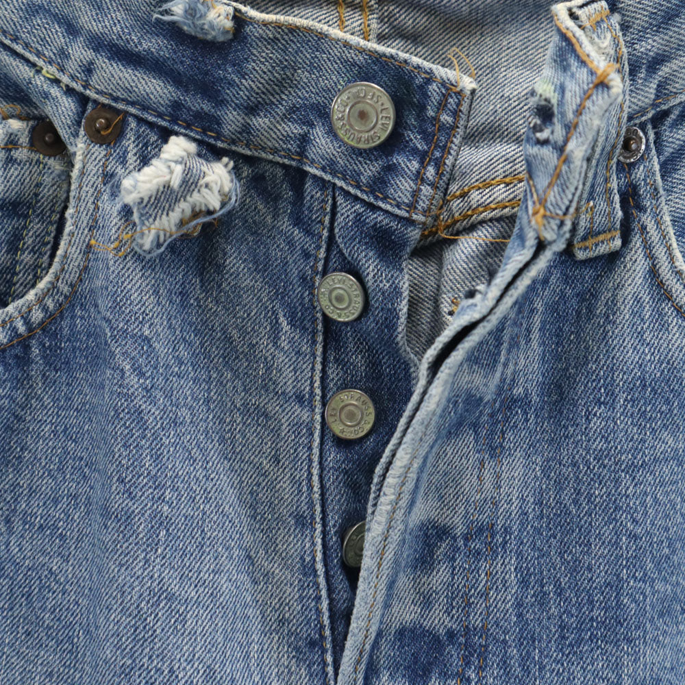 Levi's リーバイス 70s 66前期 ボタン裏6 スモールe ヴィンテージ ストレートデニムパンツ w30 ボタンフライ メンズ
