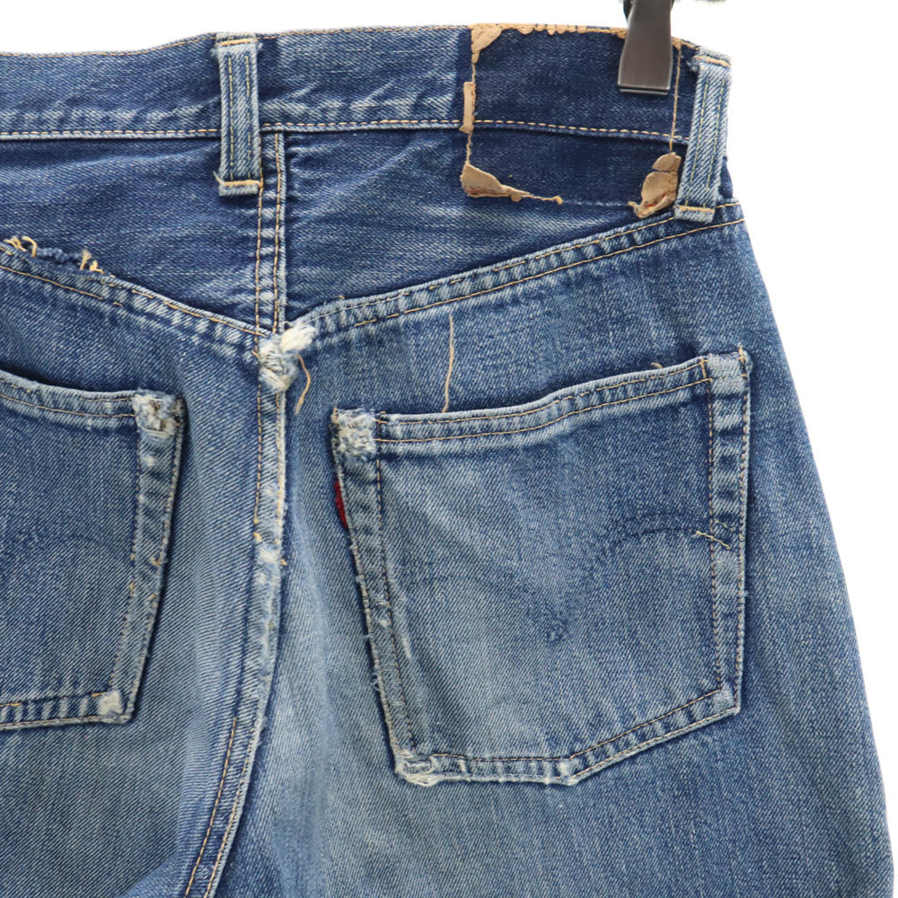 リーバイス 60s 551ZXX BIG E Vステッチ オフセットループ ボタン裏W イエローステッチ ストレートデニムパンツ Levi's タロンジップ 赤耳 裏リベット メンズ