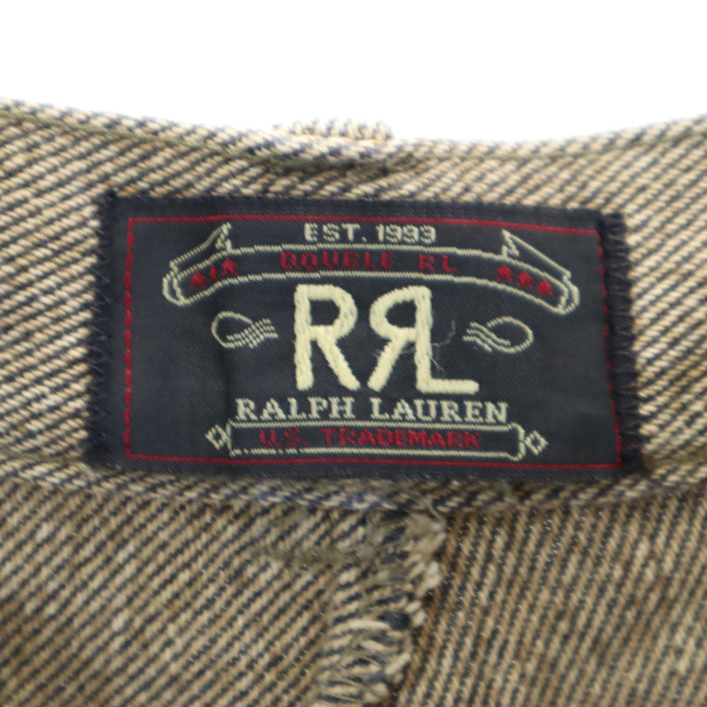 RRL ダブルアールエル 90s 赤3星 初期タグ オールド テーパードパンツ ブラウン系 RALPH LAUREN ボタンフライ メンズ