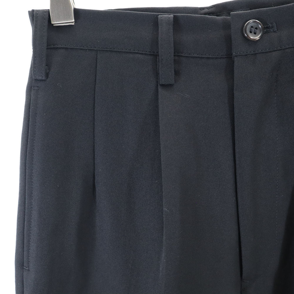 Yohji Yamamoto ヨウジヤマモト プリュスノアール 日本製 ウールパンツ 2 ブラック #NAME? レディース