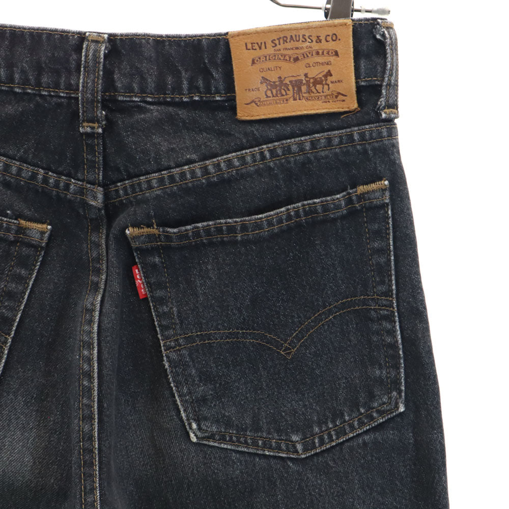 Levi's リーバイス 80s 日本製 後染め ブラック デニムパンツ W29 ブラック ジーンズ メンズ