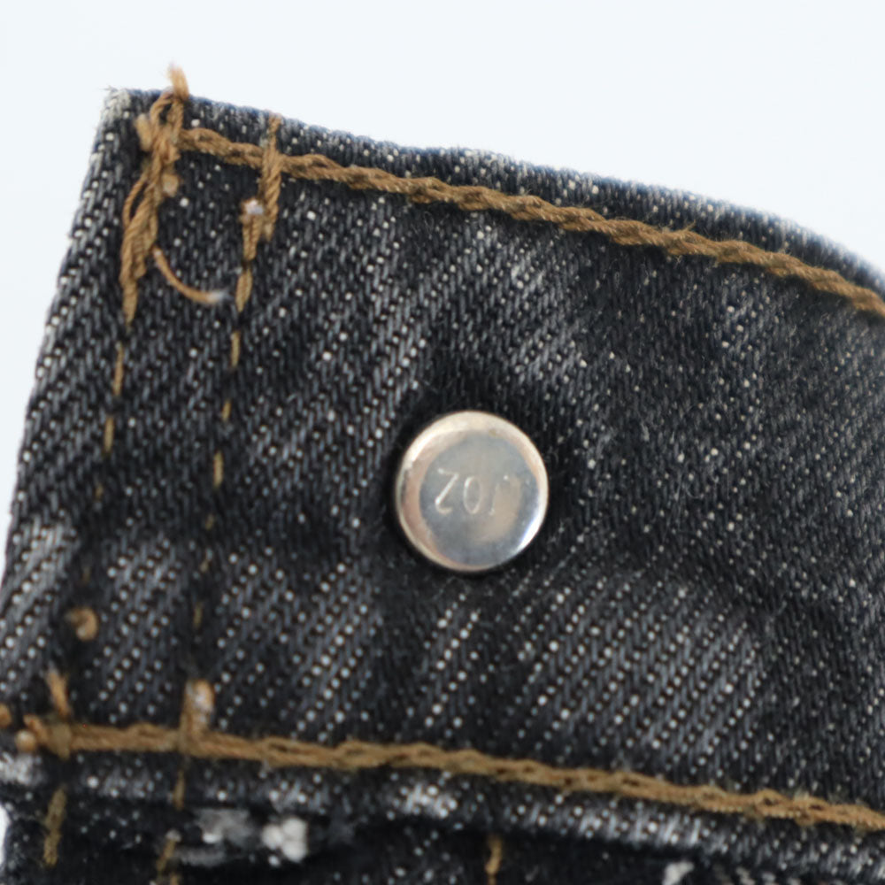 Levi's リーバイス 80s 日本製 後染め ブラック デニムパンツ W29 ブラック ジーンズ メンズ