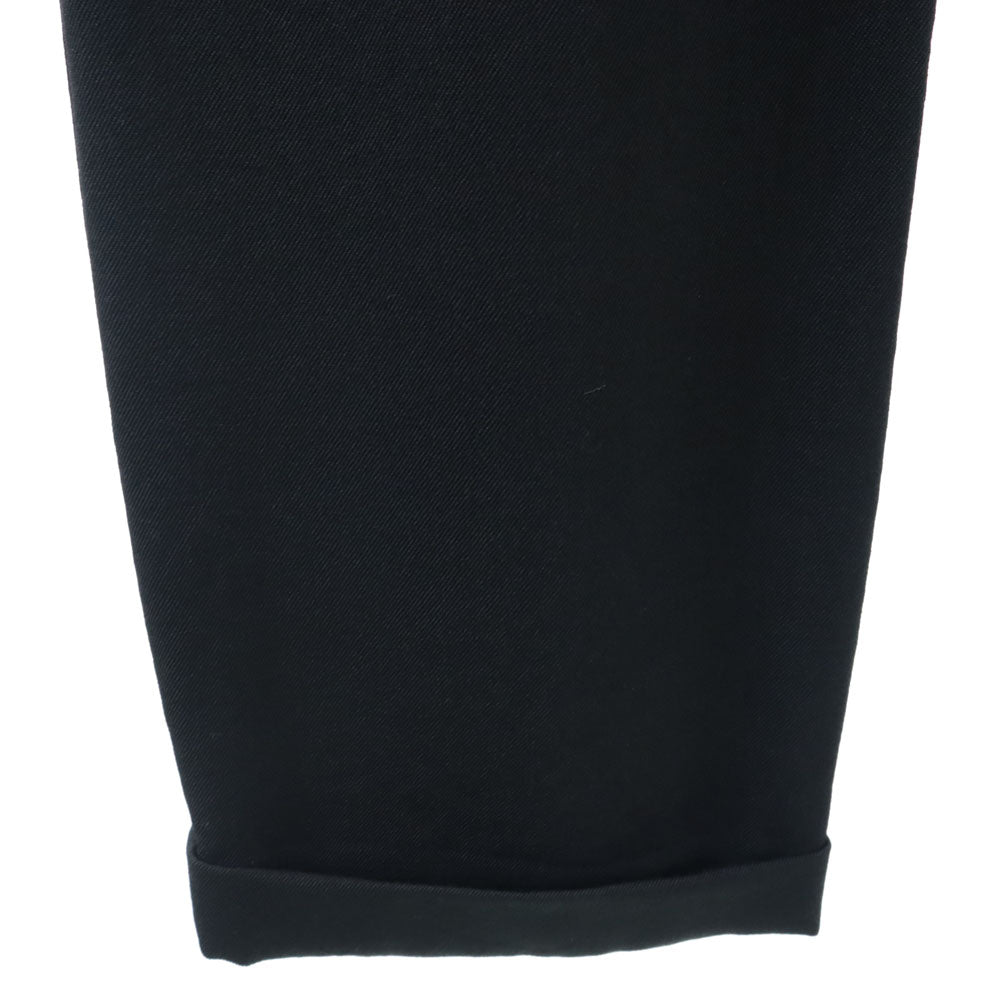 Yohji Yamamoto ヨウジヤマモト 日本製 ウール スラックスパンツ 2 黒 レディース