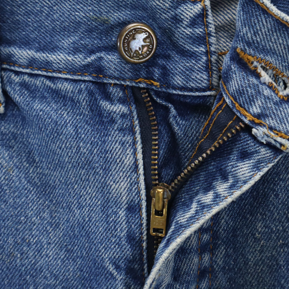 HUNTING WORLD ハンティングワールド 90s イタリア製 オールド デニムパンツ W30 ブルー系 ジーンズ メンズ