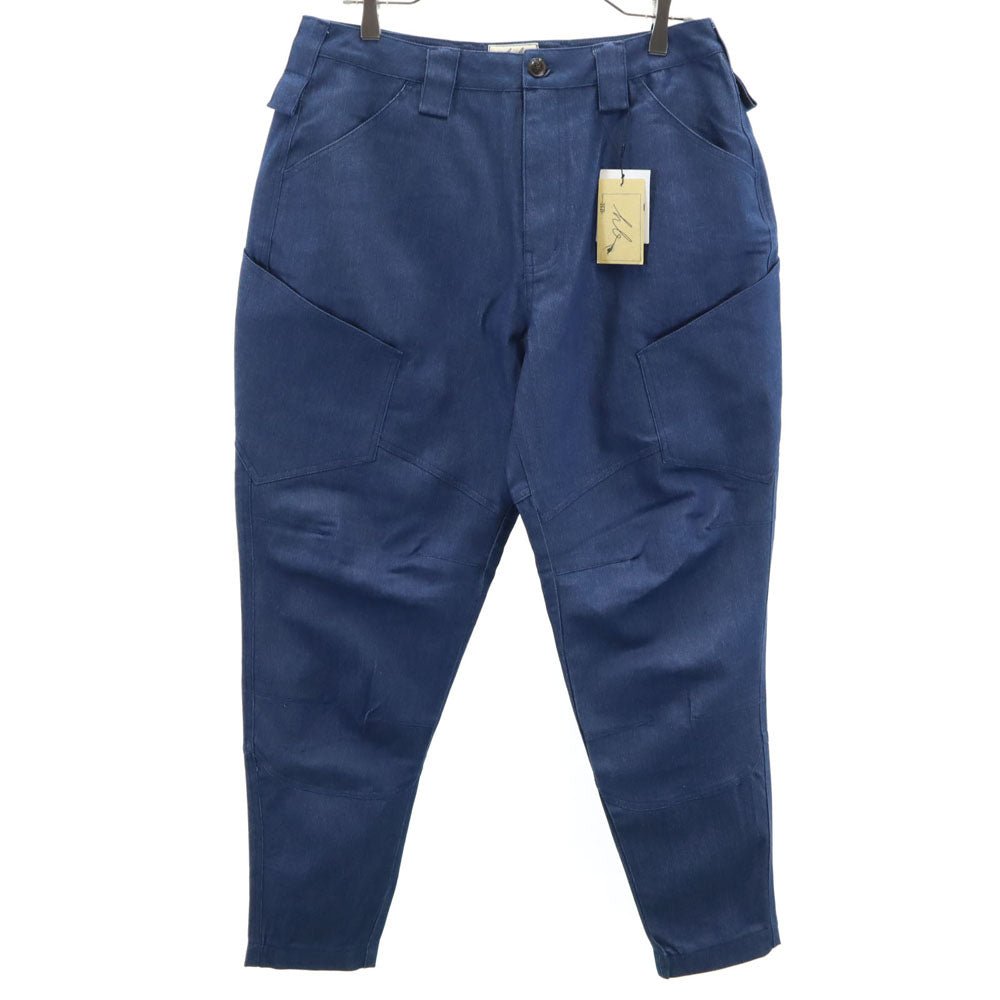 未使用 HB エイチビー テーパードデニムパンツ W32 ネイビー ジーンズ メンズ