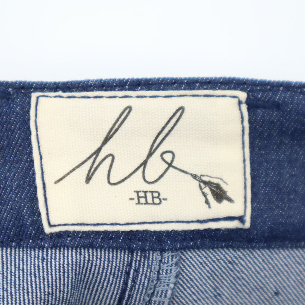 未使用 HB エイチビー テーパードデニムパンツ W32 ネイビー ジーンズ メンズ