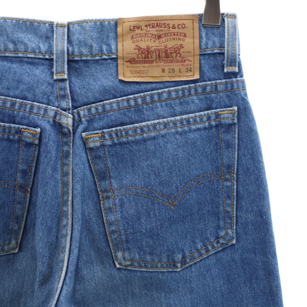 Levi's リーバイス 90s 520 USA製 オールド デニムパンツ W28 ブルー系 ジーンズ メンズ