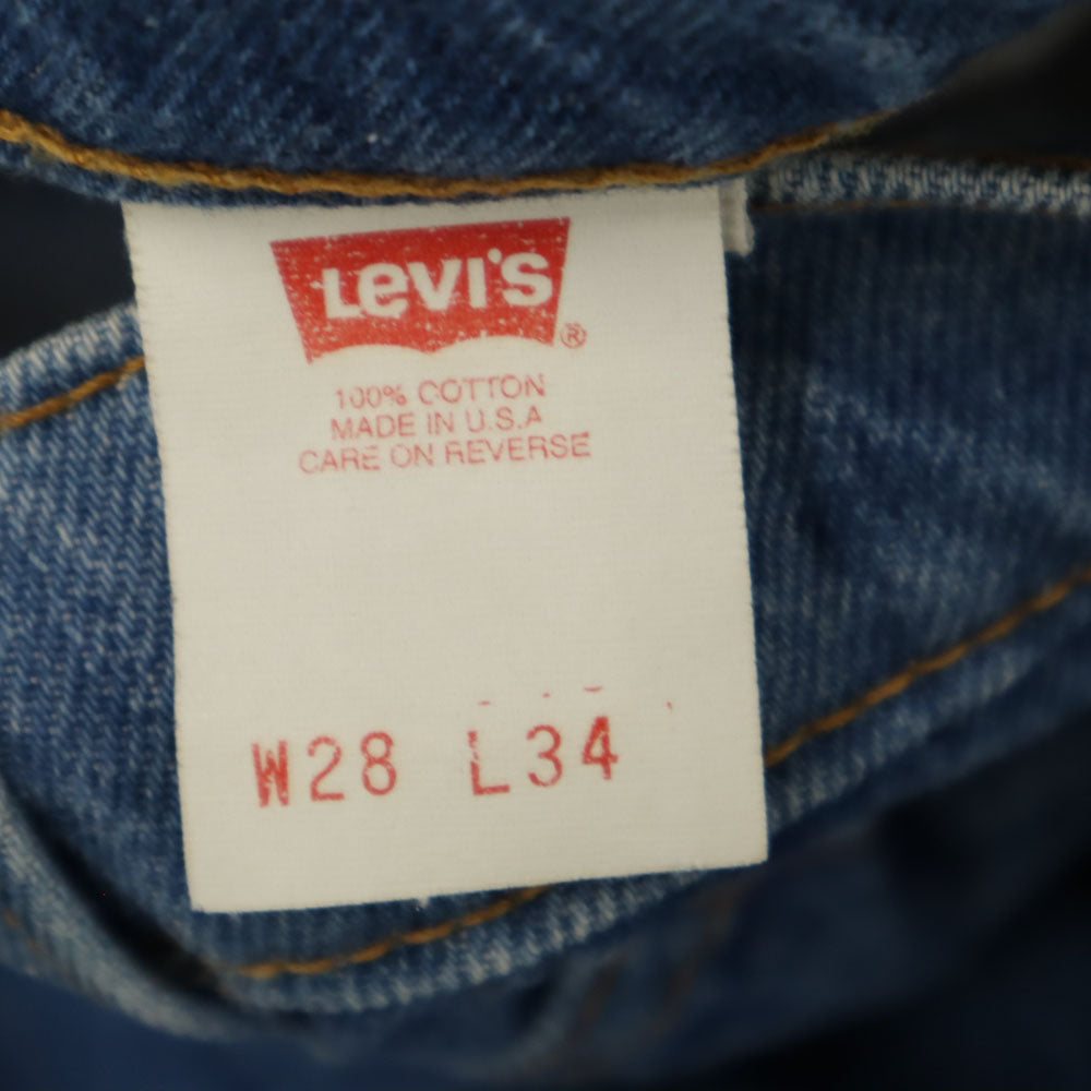 Levi's リーバイス 90s 520 USA製 オールド デニムパンツ W28 ブルー系 ジーンズ メンズ