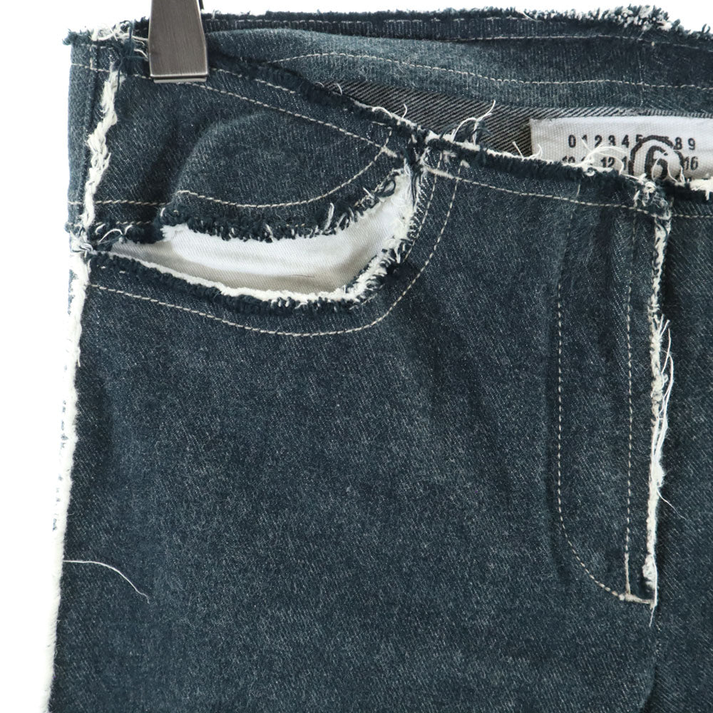 MARTIN MARGIELA マルタンマルジェラ ストレートデニムパンツ 36 ブラック レディース