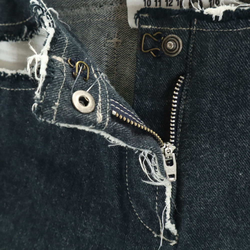 MARTIN MARGIELA マルタンマルジェラ ストレートデニムパンツ 36 ブラック レディース