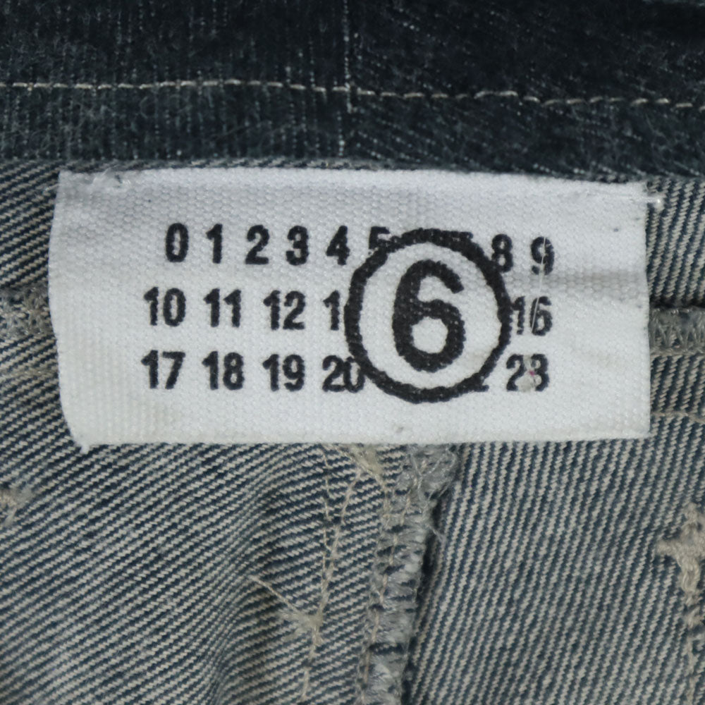 MARTIN MARGIELA マルタンマルジェラ ストレートデニムパンツ 36 ブラック レディース