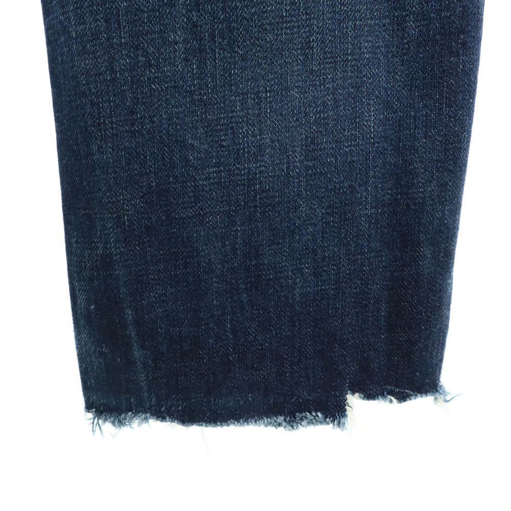 KITSUNE キツネ 日本製 カットオフ ストレートデニムパンツ w29 ボタンフライ メンズ