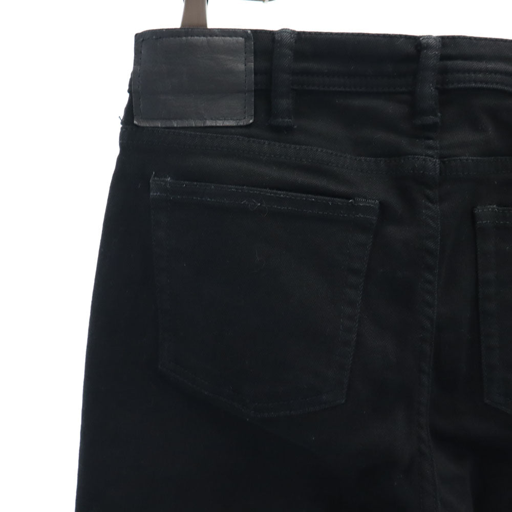 Acne Studios Bla Konst アクネストゥディオズブロコンスト イタリア製 ロングパンツ W28 黒 ストレッチ メンズ