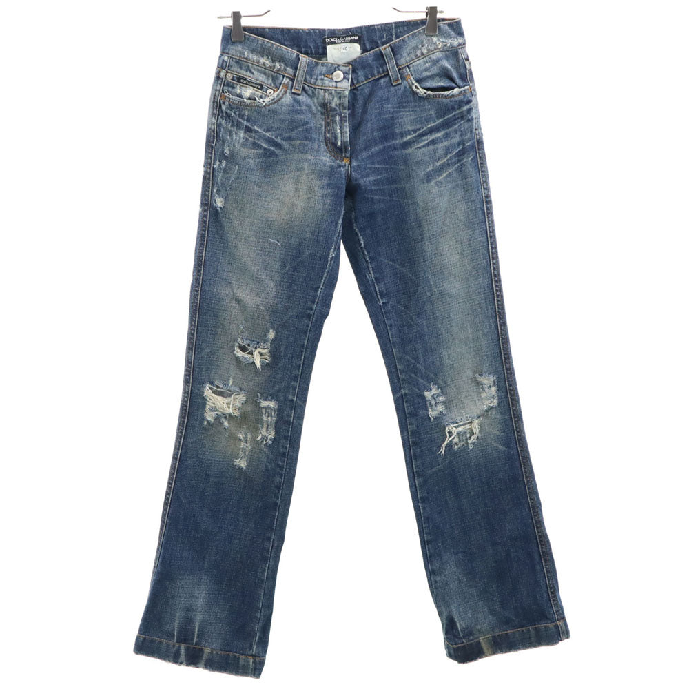ドルチェアンドガッバーナ イタリア製 ストレートデニムパンツ 40 DOLCE&GABBANA メンズ