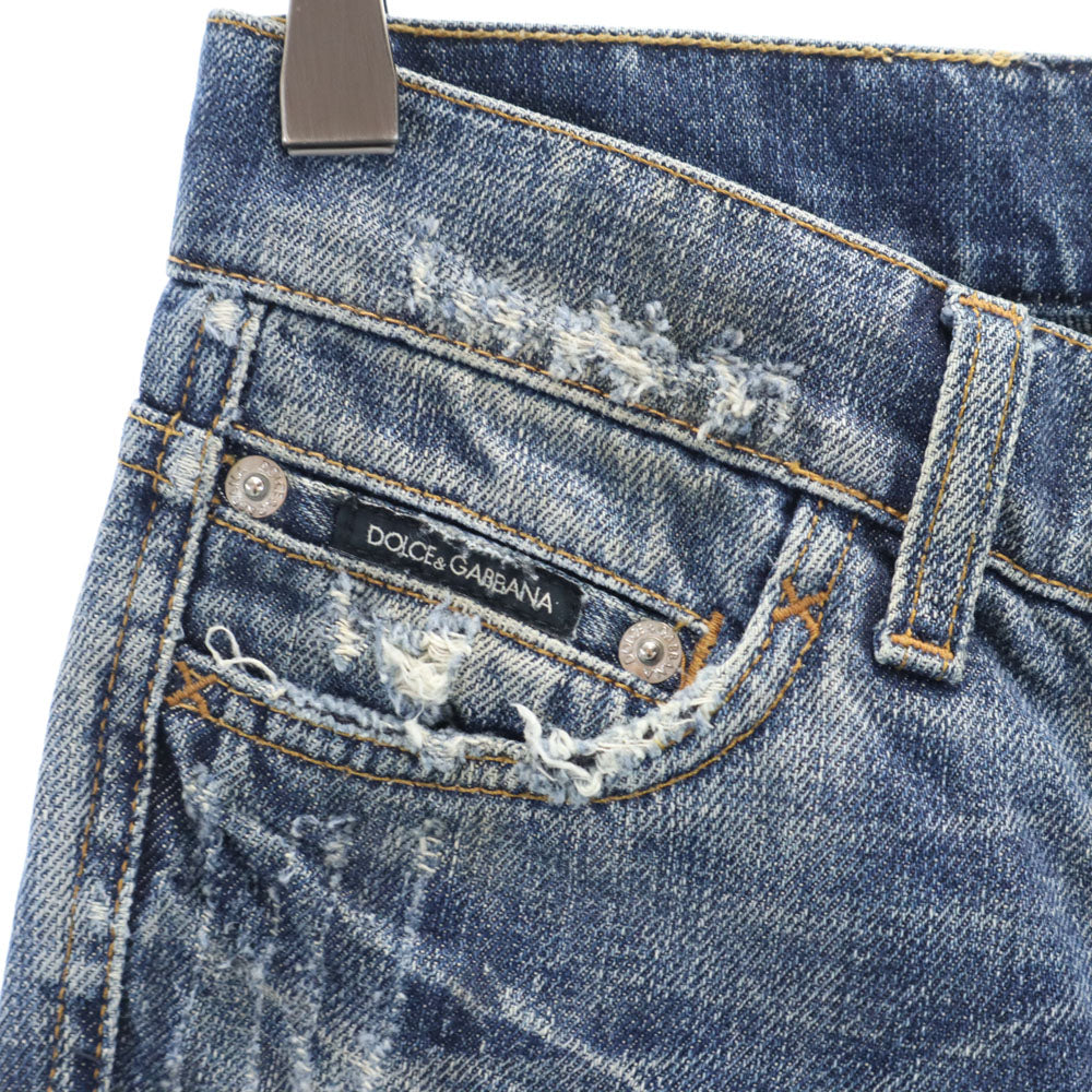ドルチェアンドガッバーナ イタリア製 ストレートデニムパンツ 40 DOLCE&GABBANA メンズ