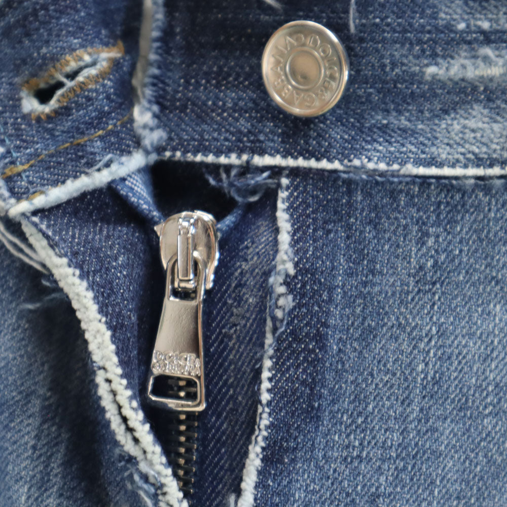 DOLCE&GABBANA ドルチェアンドガッバーナ イタリア製 ストレートデニムパンツ 38 レディース