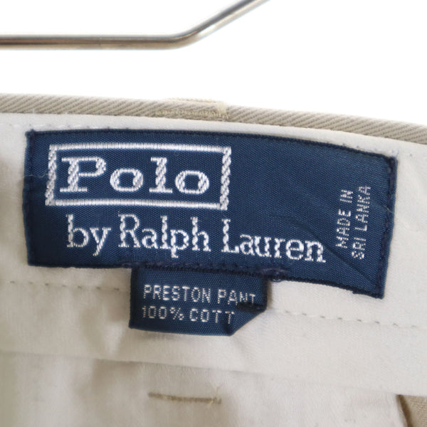 ポロバイラルフローレン チノパンツ W40 ベージュ Polo by Ralph Lauren ビッグサイズ メンズ