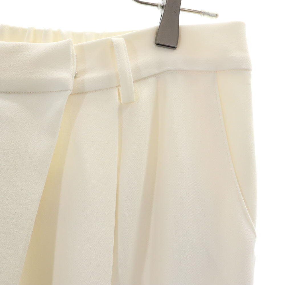 ソージュ 日本製 タック パンツ XL アイボリー系 SOEJU レディース