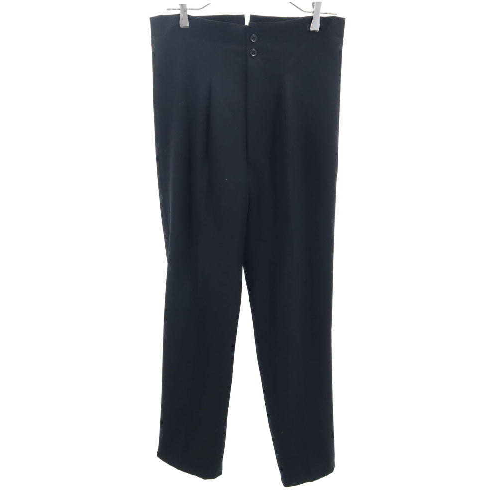 Yohji Yamamoto ヨウジヤマモト 日本製 ウールパンツ 2 ブラック レディース