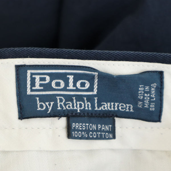 ポロバイラルフローレン ポロチノ ストレートパンツ 30/30 ネイビー Polo by Ralph Lauren メンズ