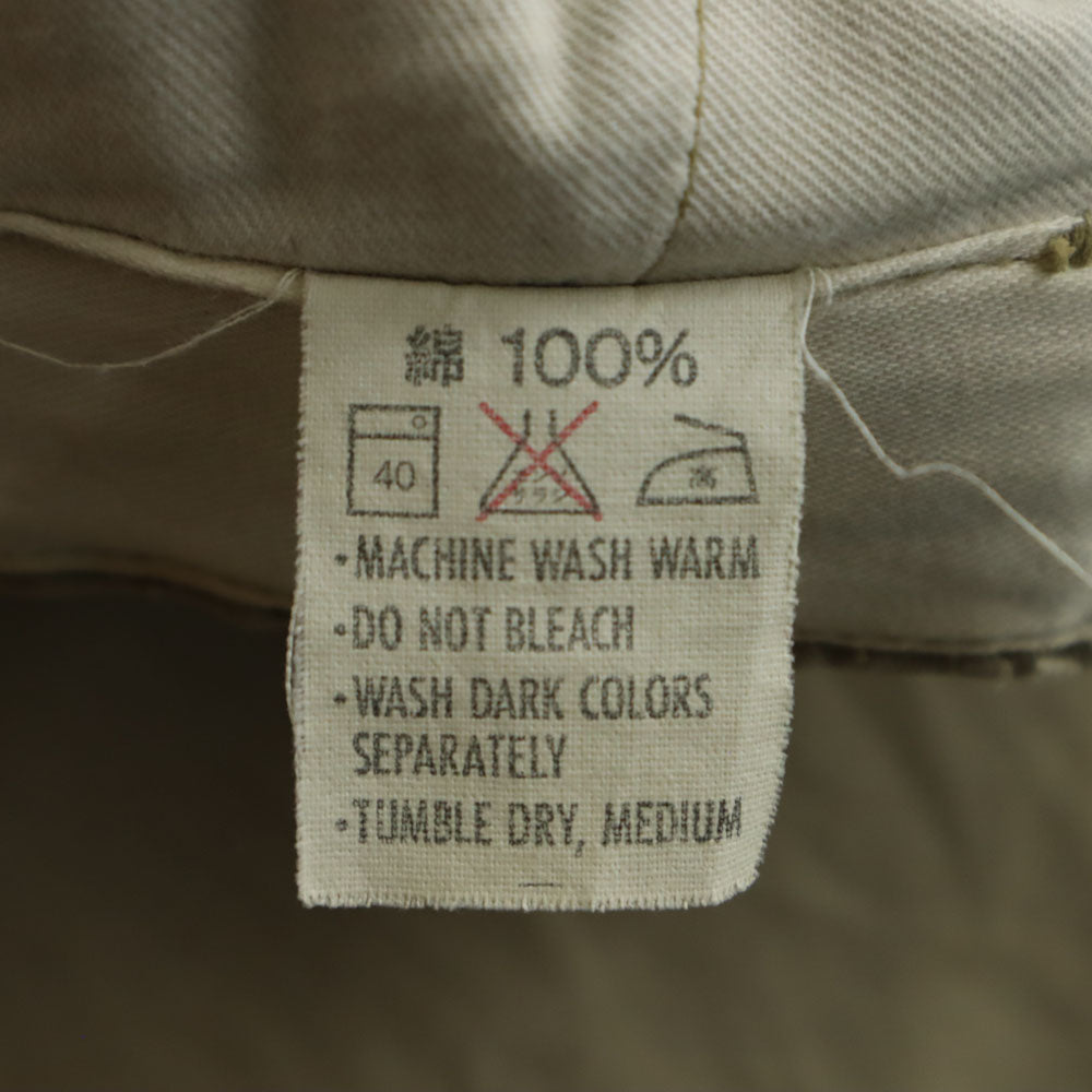 ARMY 復刻 メタルボタン チノパンツ W31 ベージュ ボタンフライ メンズ