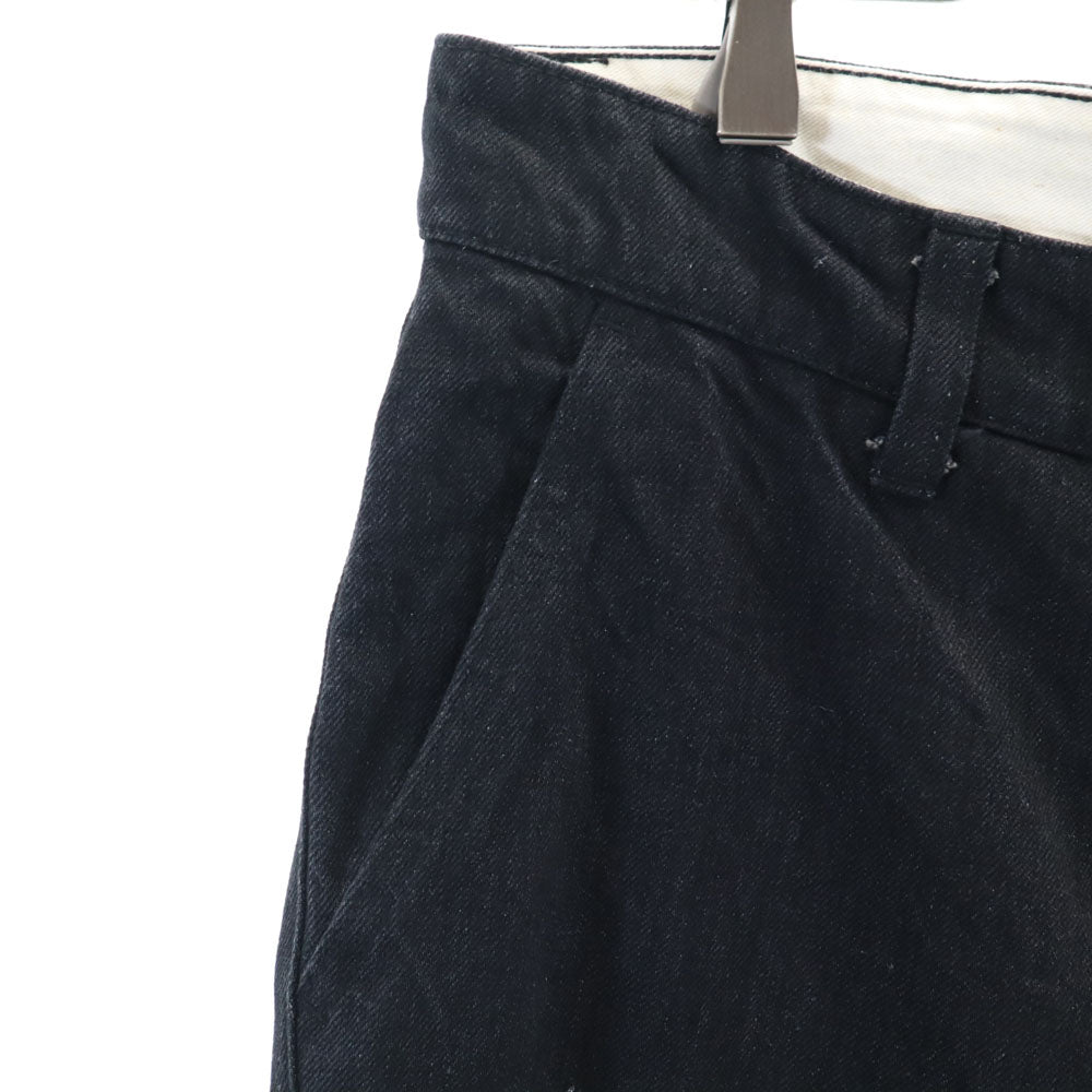 UNUSED アンユーズド 日本製 アンクルパンツ 3 ブラック ジーンズ メンズ