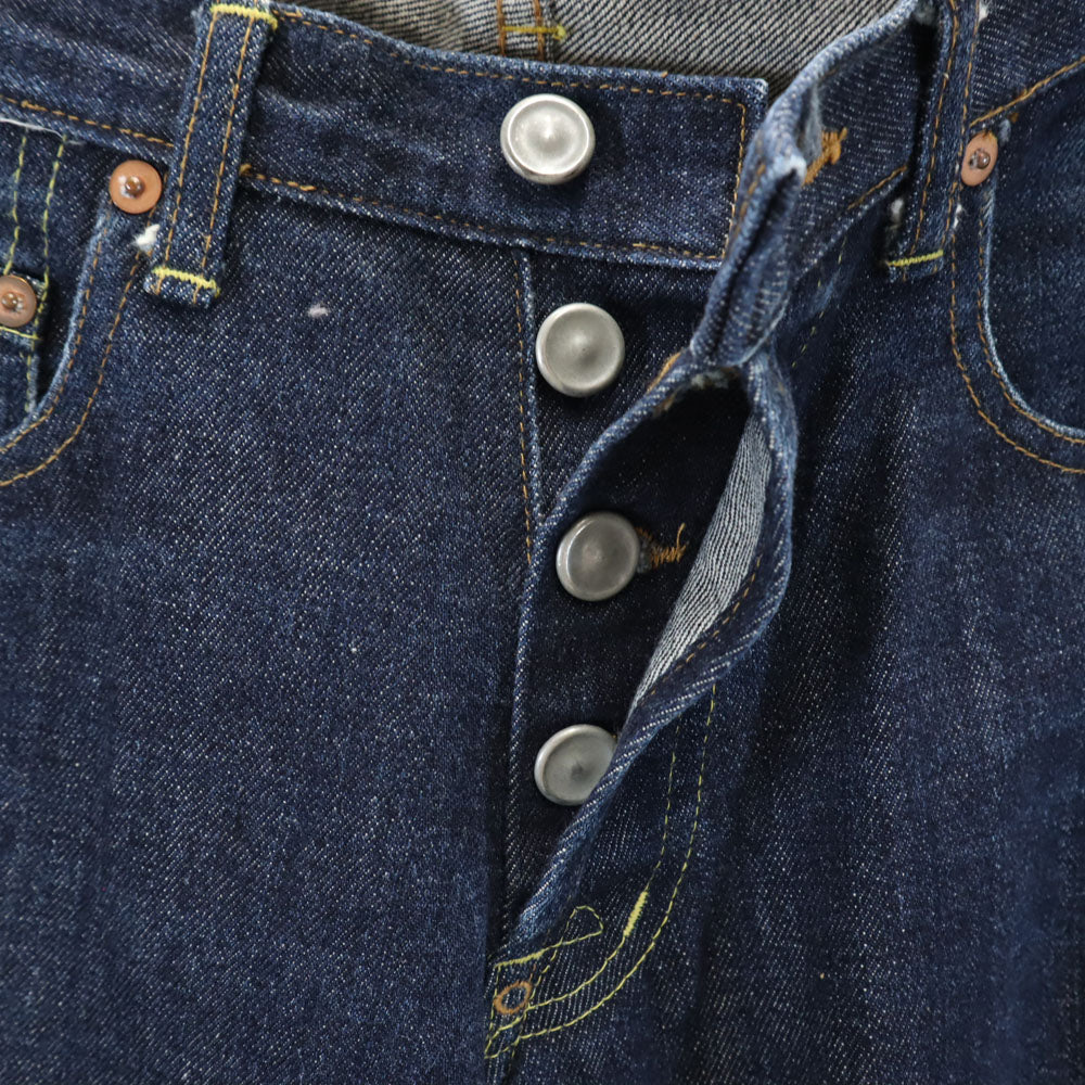 YAECA ヤエカ デニムパンツ 1 インディゴ ボタンフライ ジーンズ レディース