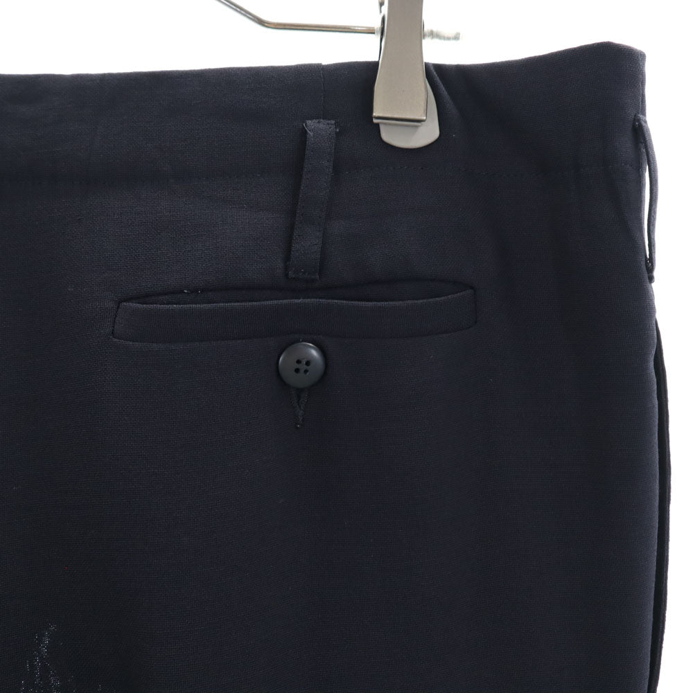 エンポリオアルマーニ イタリア製 スラックスパンツ 8/42 濃紺 Emporio Armani トラウザー レディース