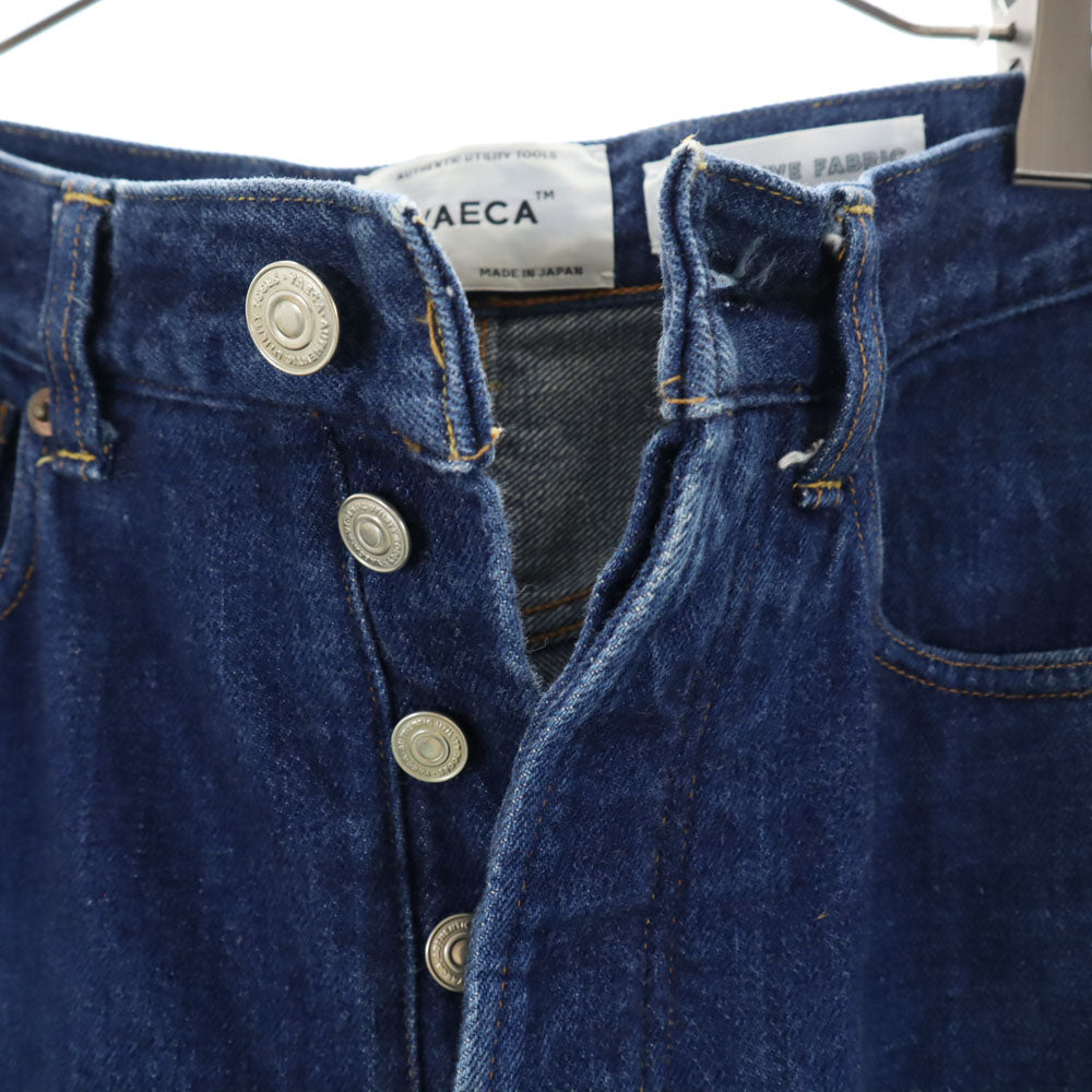 YAECA ヤエカ 日本製 テーパードデニムパンツ ｗ28 ジーパン ボタンフライ メンズ