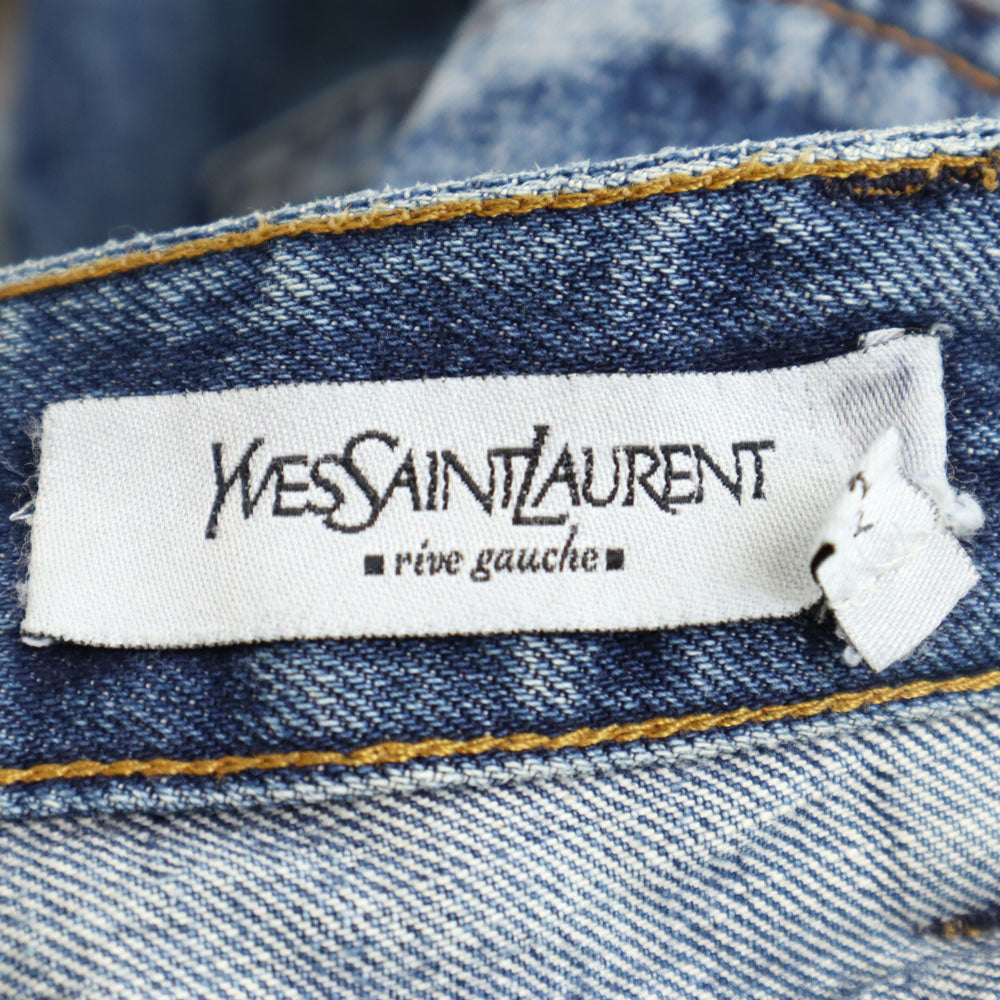 イヴサンローラン ストレートデニムパンツ YVES SAINT LAURENT ジーパン レディース