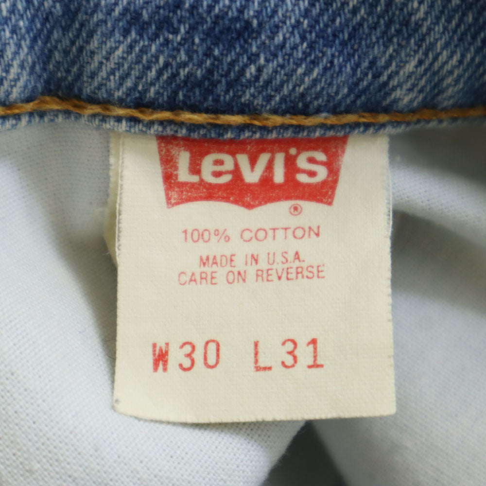 リーバイス 90s W510-0217 USA製 オールド ストレートデニムパンツ w30 Levi's レディース