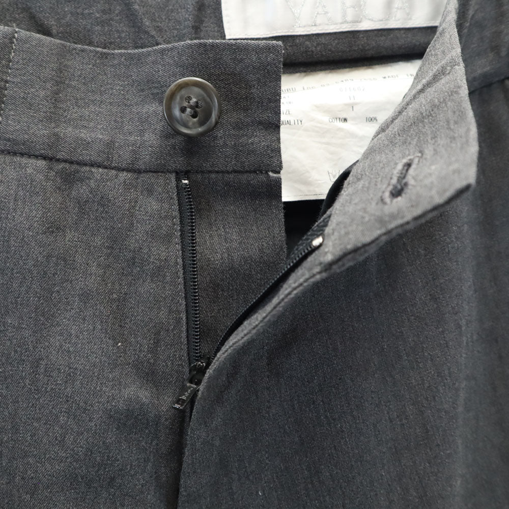 YAECA ヤエカ 日本製 クロップドパンツ 1 グレー系 メンズ