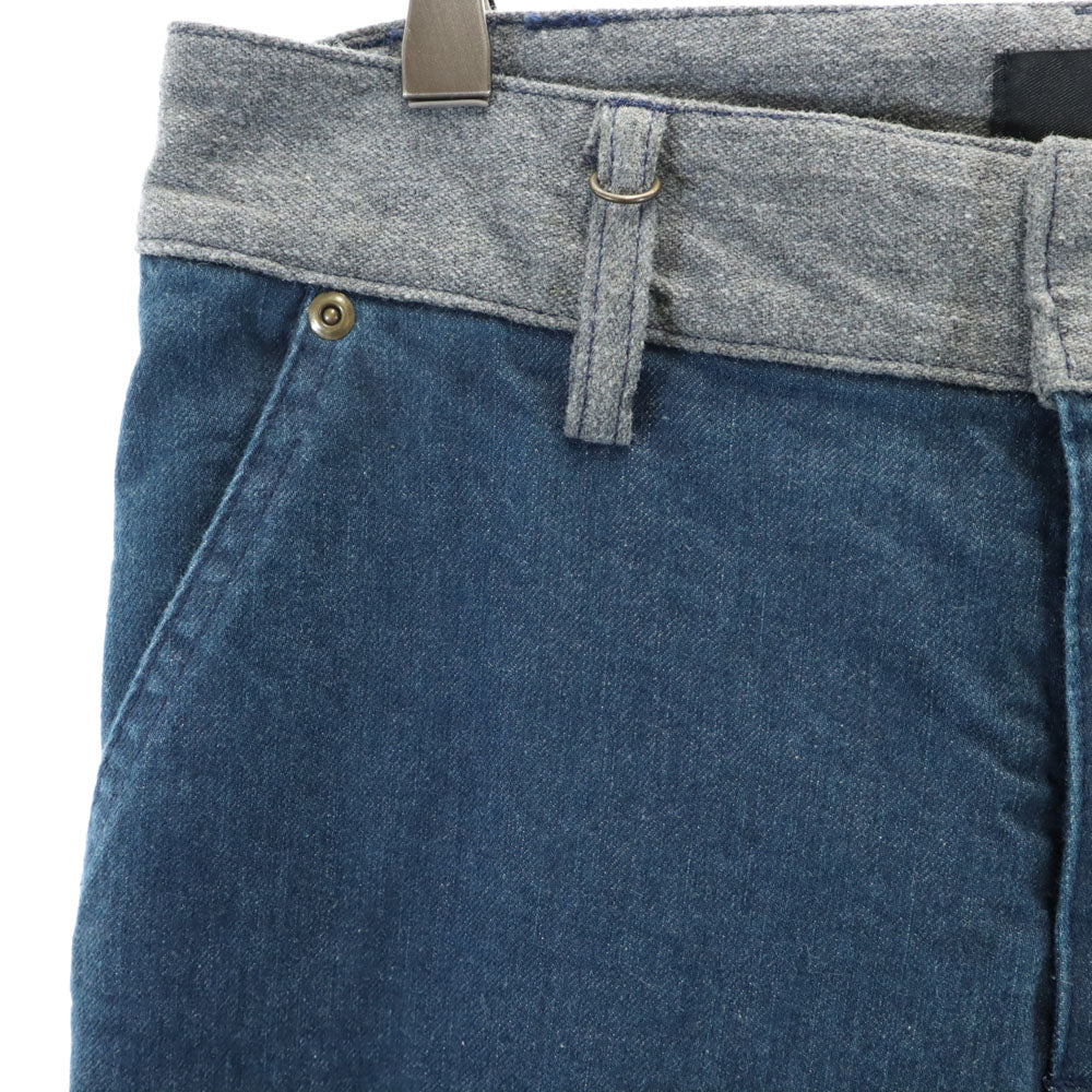 io イオ 日本製 ワイドパンツ 2 ネイビー系 メンズ