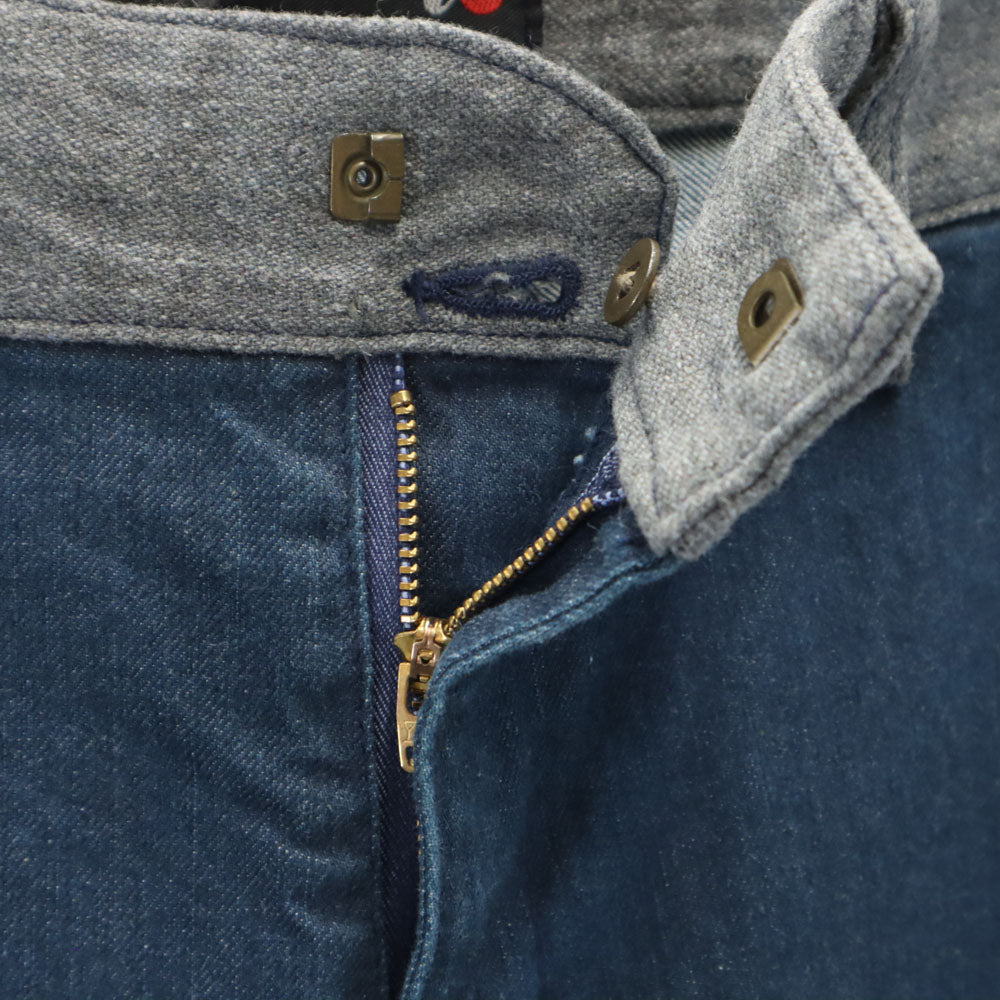 io イオ 日本製 ワイドパンツ 2 ネイビー系 メンズ