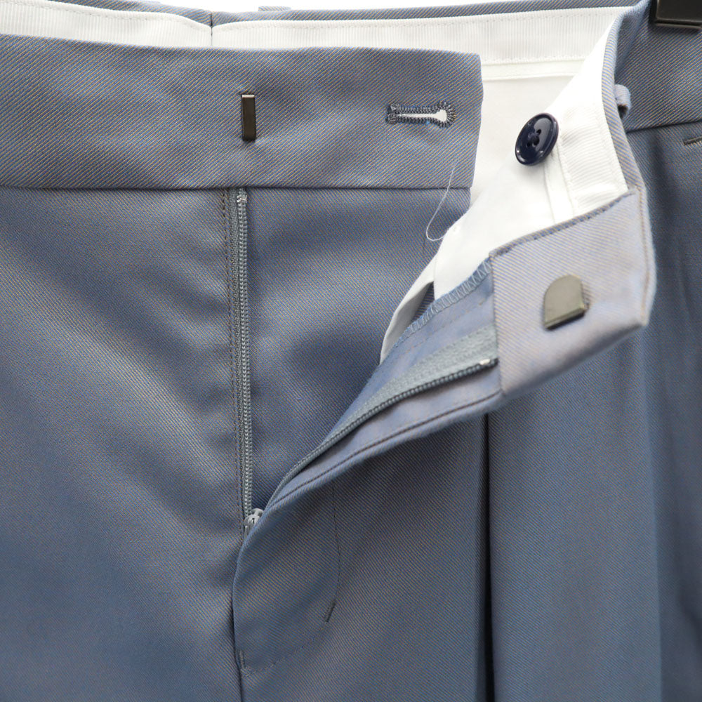 トゥモローランド 日本製 スラックスパンツ S グレー TOMORROWLAND トラウザー メンズ