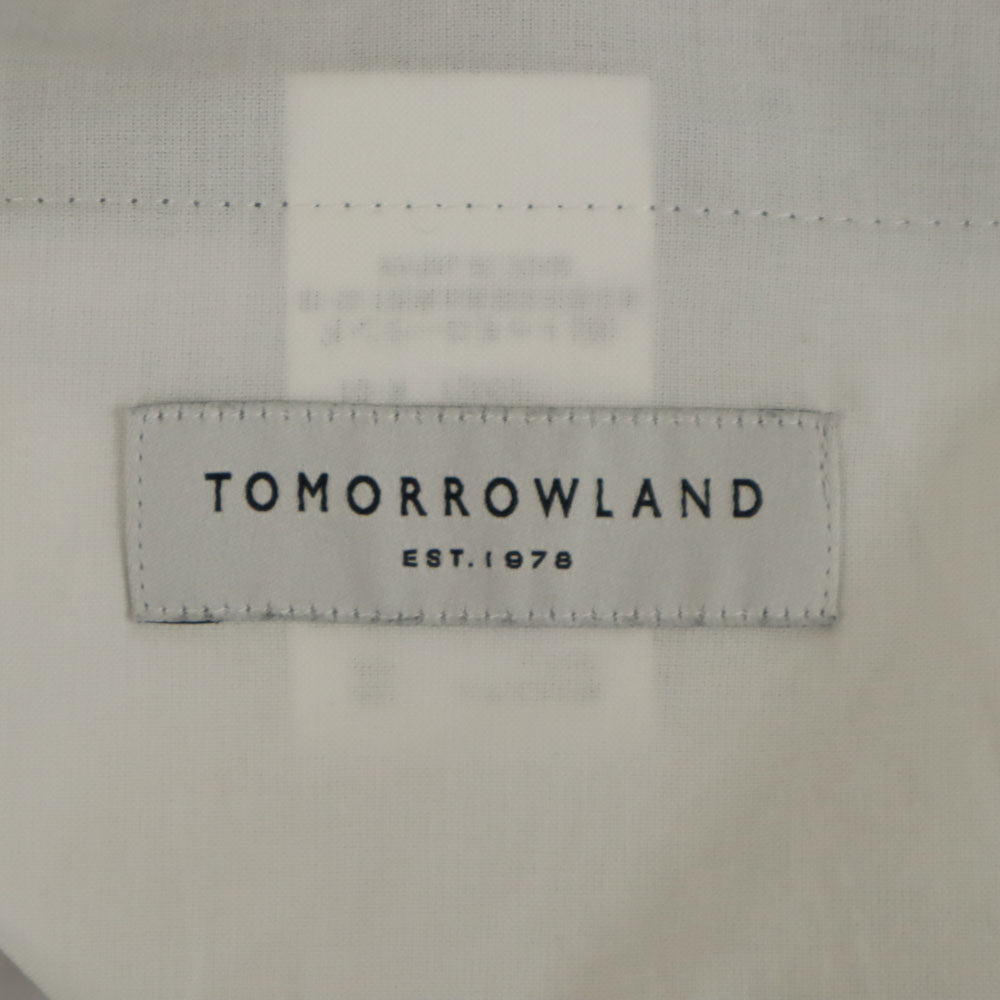 トゥモローランド 日本製 スラックスパンツ S グレー TOMORROWLAND トラウザー メンズ