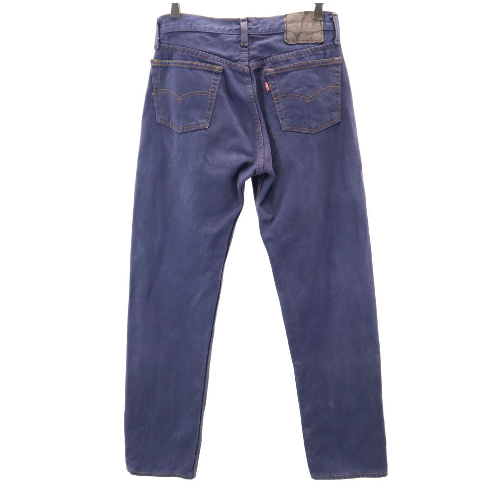 Levi's リーバイス 80s ヴィンテージ カラパン ボタンフライ ストレートデニムパンツ パープル系 ジーパン カラージーンズ メンズ
