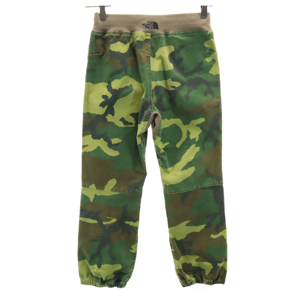ノースフェイス NBJ31504 カモフラ柄 ミリタリー アウトドアパンツ 140 カーキ THE NORTH FACE 迷彩 クライミング キッズ