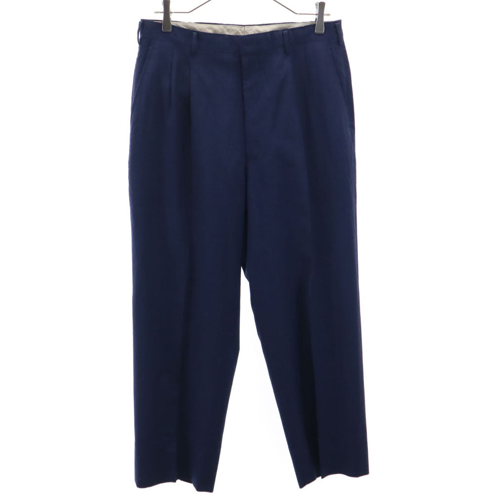 Christian Dior クリスチャンディオール 90s オールド トラウザー パンツ 82 ネイビー SPORTS WEAR タック メンズ