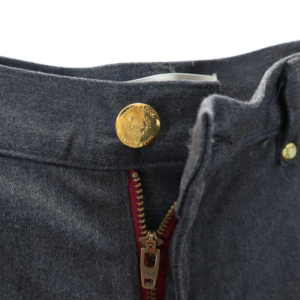 MARK&LONA マークアンドロナ 日本製 ゴルフ ロングパンツ S グレー レディース