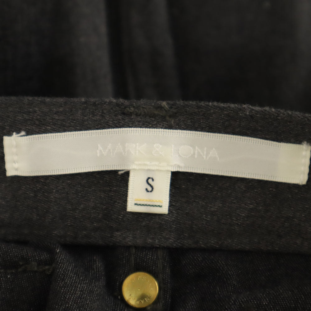 MARK&LONA マークアンドロナ 日本製 ゴルフ ロングパンツ S グレー レディース