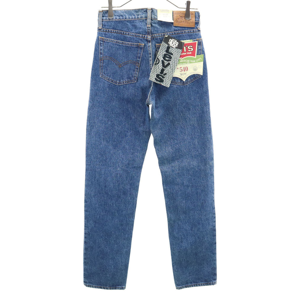 Levi's リーバイス 90s 540 日本製 シルバータブ オールド デッドストック ストレートデニムパンツ W29 バイオブルー ジーンズ フラッシャー付き メンズ