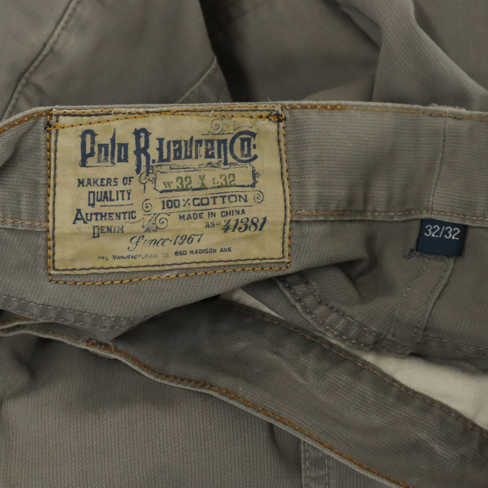 ポロバイラルフローレン ロングパンツ W32 グレー Polo by Ralph Lauren メンズ