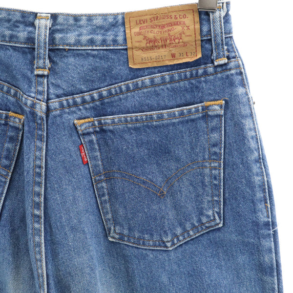 リーバイス 90s W515-0217 日本製 オールド ストレートデニムパンツ w31 Levi's ジーパン レディース