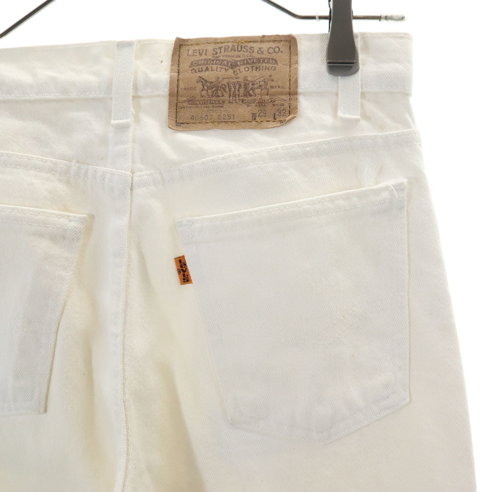 Levi's リーバイス 80s オレンジタブ 42タロン デニムパンツ W29 ホワイト ジーンズ メンズ